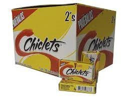 ADAMS GUM CHICLET'S 75CT 2PC DISPLAY