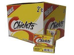 ADAMS GUM CHICLET'S 75CT 2PC DISPLAY