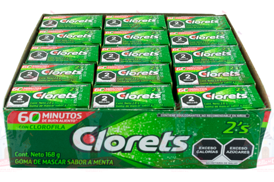 ADAMS CLORET'S 2PC 60CT DISPLAY