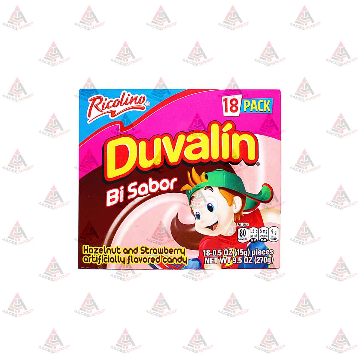 DMX DUVALIN STRAWBERRY HAZELNUT 18CT DISPLAY-PK6  /  UOM C24