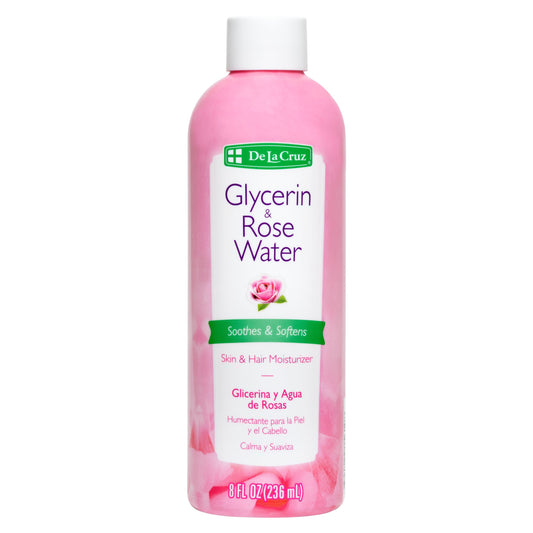DLC GLICERINA Y AGUA DE ROSAS  8 FL. OZ. PK6  /  UOM C12