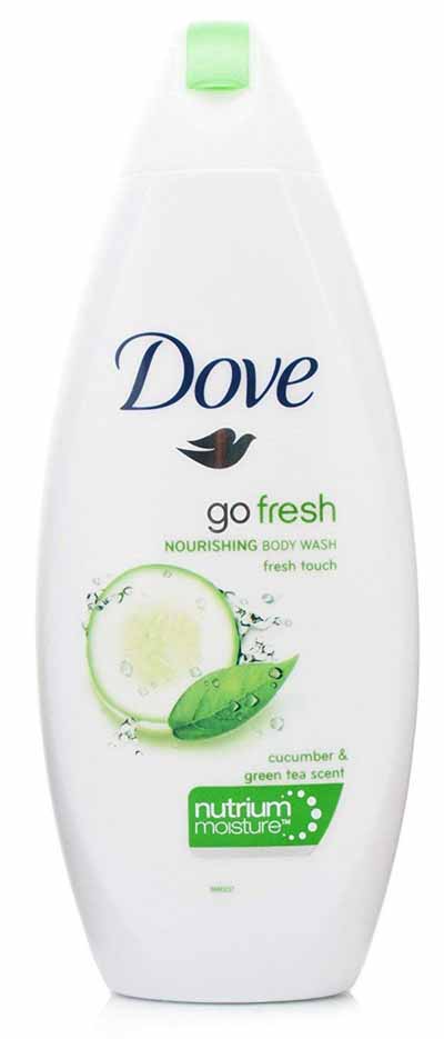 DOVE BODY WASH TOUCH CUCUMBER 500 ML CS6  /  UOM C6