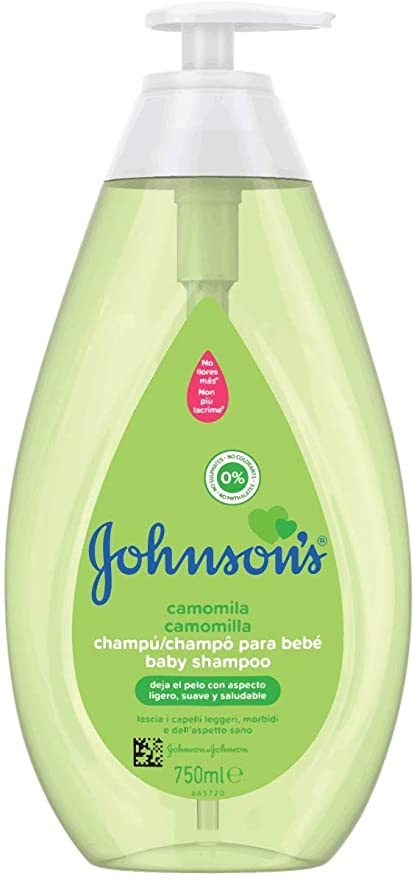 JOHNSON & JOHNSON BABY SHAMPOO CHAMOMILE W/PUMP 750 ML PK6  /  UOM C12