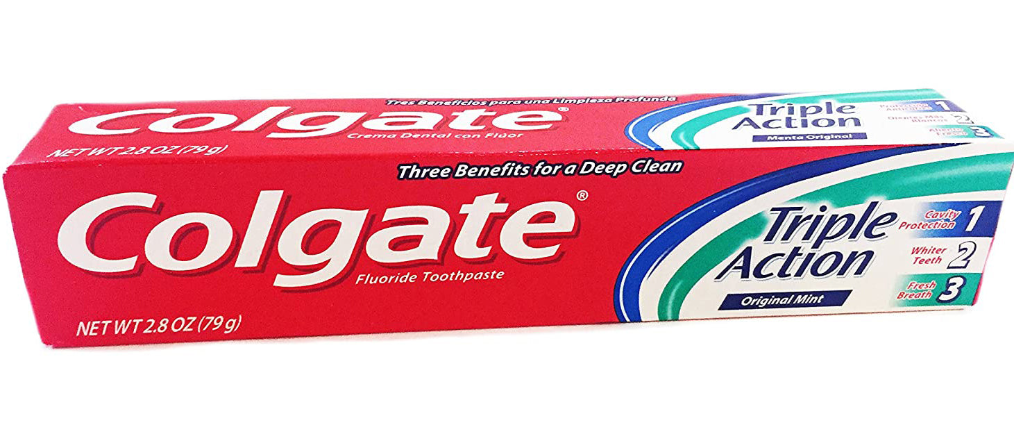 COLGATE TOOTHPASTE 2.8 OZ TRIPLE ACTION CS6 / UOM C6 – TCN Distributors