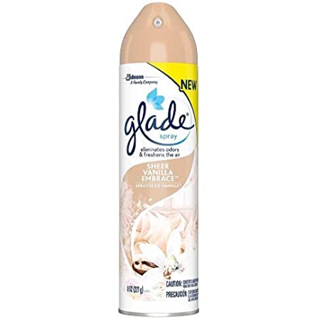 GLADE AEROSOL SPRAY SHEER VANILLA 8oz C12  /  UOM C12