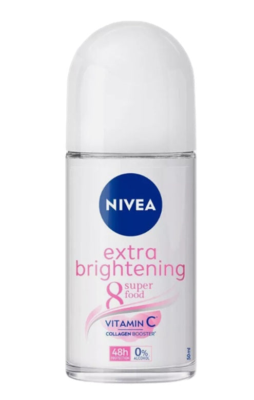 NIVEA DEO ROLL ON XTRA BRIGHTENING 50ML PK6 / UOM C24