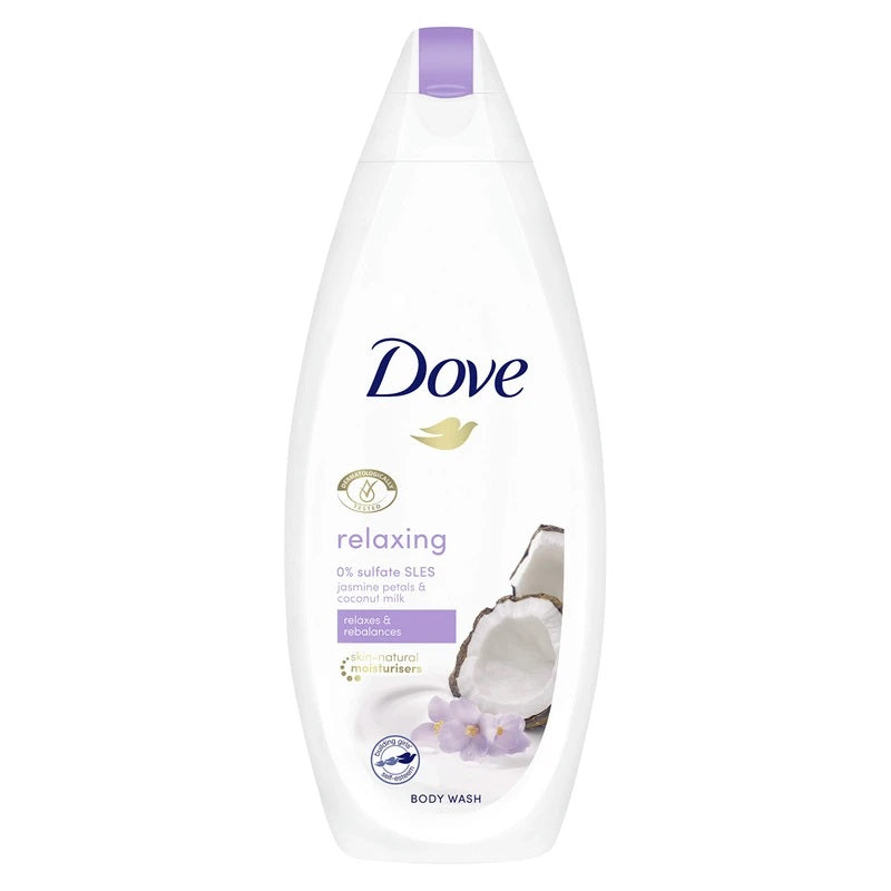 DOVE BODY WASH COCONUT-JASMINE 500ml PK6 / UOM 12