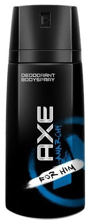 AXE BODY SPRAY ANARCHY FOR HIM 150 ML CS6  /  UOM C6