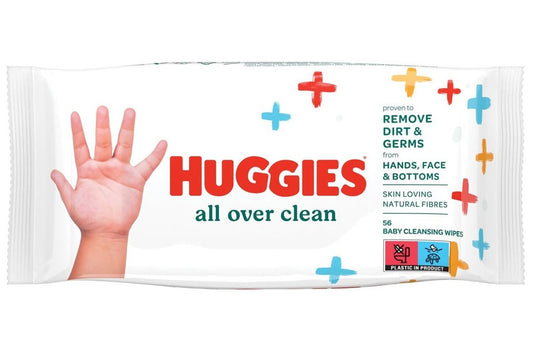 HUGGIES BABY WIPES ALL OVER CLEAN 56CT UOM C10