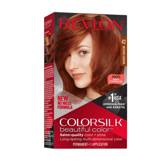 REVLON HAIR COLOR #42 MEDIUM AUBURN PK6 / UOM12