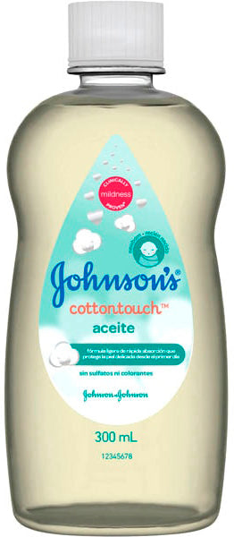 JOHNSON & JOHNSON BABY OIL COTTON TOUCH 300 ML PK6  /  UOM C24