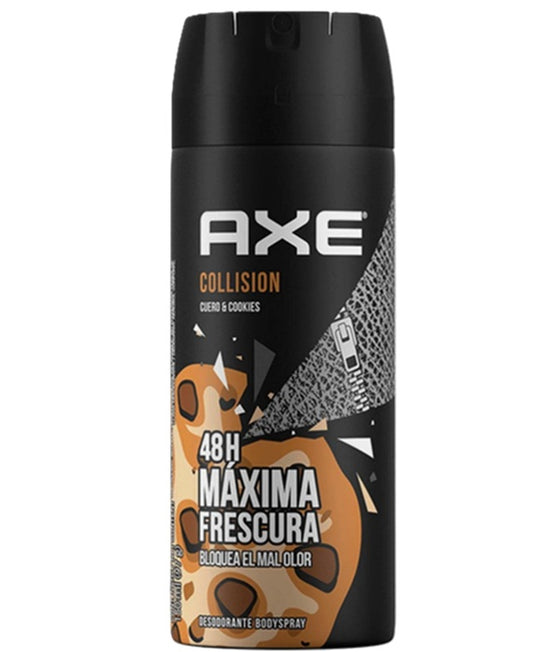 AXE BODY SPRAY COLLISION CUERO + COOKIES 150 ML CS6  /  UOM C6