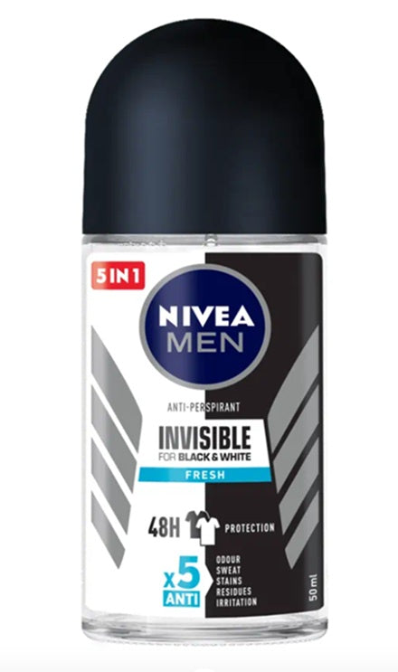NIVEA DEO ROLL ON MEN B&W FRESH 50ML