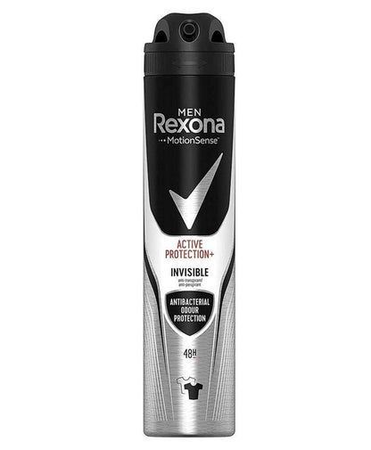 REXONA SPRAY MENS ACTIVE PRTCTN INVISIBLE 200 ML C6 / UOM C6