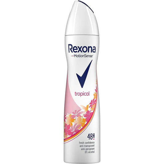 REXONA  SPRAY WOMEN TROPICAL 200 ML C6 /UOM C6