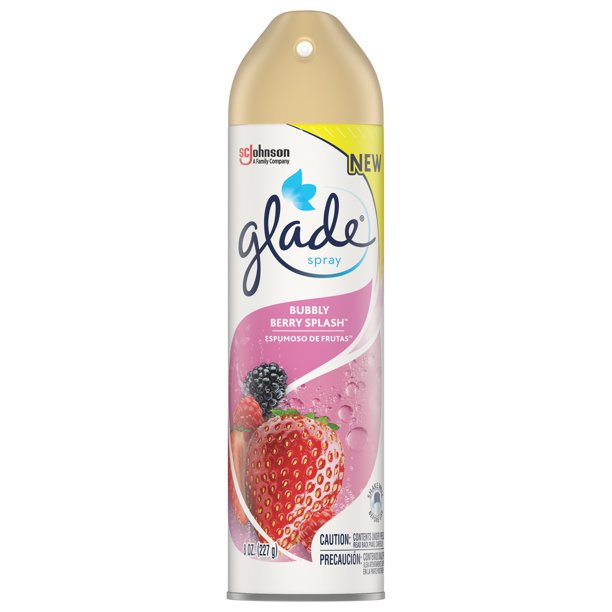 GLADE AEROSOL BUBBLY BERRY SPLASH 8oz C12  /  UOM C12