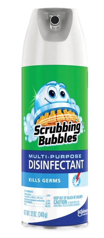 SCRUBBING BUBBLES MULTI-PURPOSE DISINFECTING AEROSOL 12oz  C12