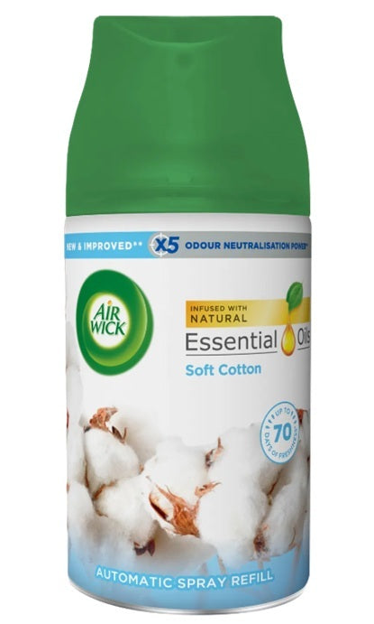 AIR WICK FRESHMATIC REFILL SOFT COTTON 250 ML  C4