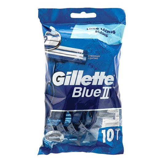 GILLETTE RAZOR BLUE II 10CT C12 / UOM M72