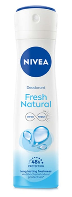 NIVEA SPRAY DEO FRESH NATURAL 150ML PK6 / UOM C36