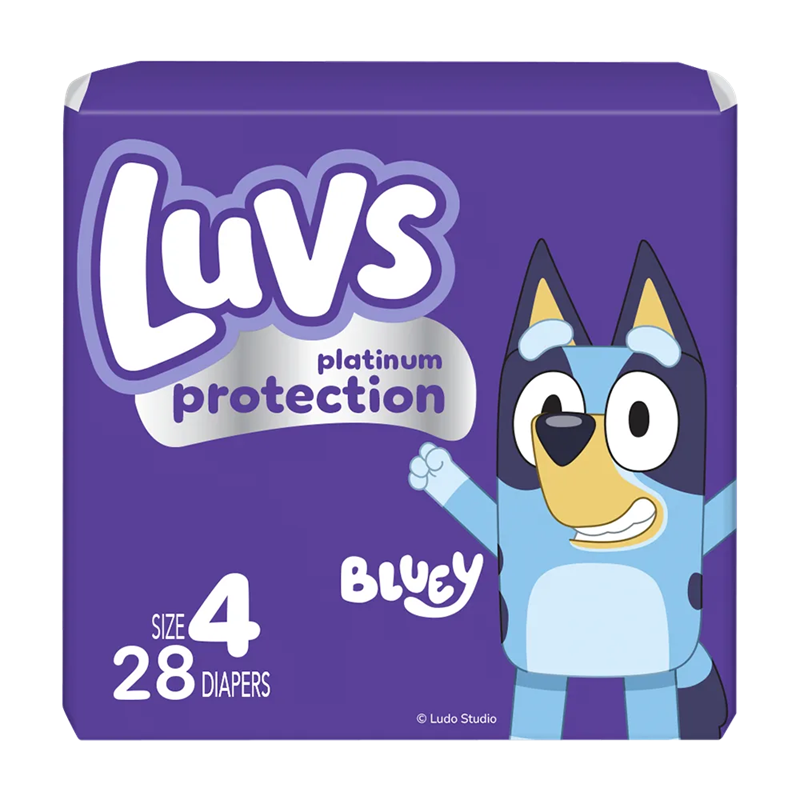 LUVS DIAPERS PLATINUM SIZE4 28CT C4 / UOM C4