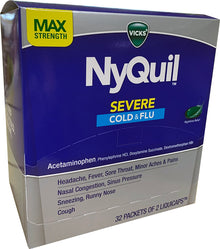 NyQuil Cold & Flu Nighttime Relief LiquiCaps