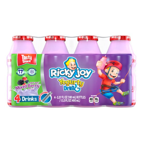RICKY JOY YOGURTY DRINK MIXED BERRY 13.5fl oz-C10