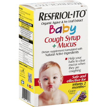 Resfriol-Ito Baby Cough + Mucus Relief Syrup - 2 fl oz Infants 2 Months and Older, Grape Flavor