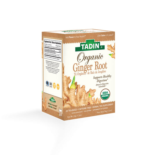 TADIN TEA ORGANIC JENGIBRE 20CT PK6  /  UOM M144