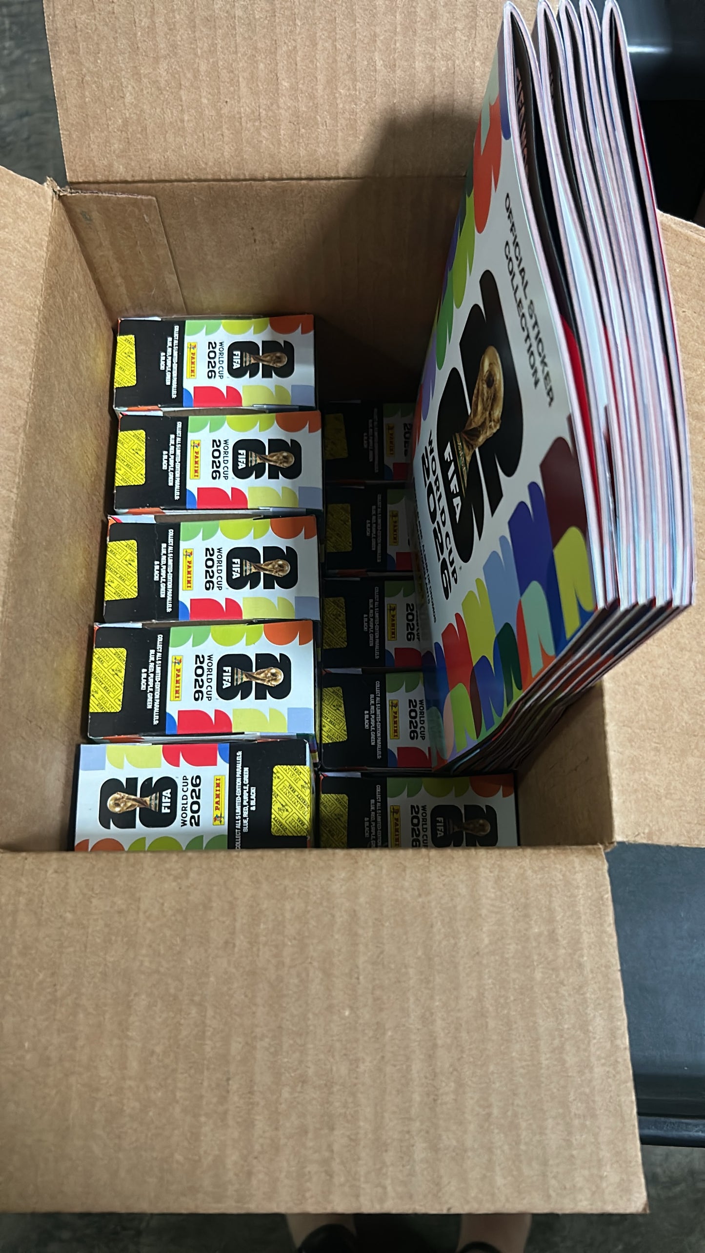 PANINI 2026 HALF MASTER CS 25ct plus 5 free albums