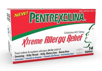 OPMX PENTREXCILINA XTREME ALLERGY RELIEF 14 TABS PK3  /  UOM C12