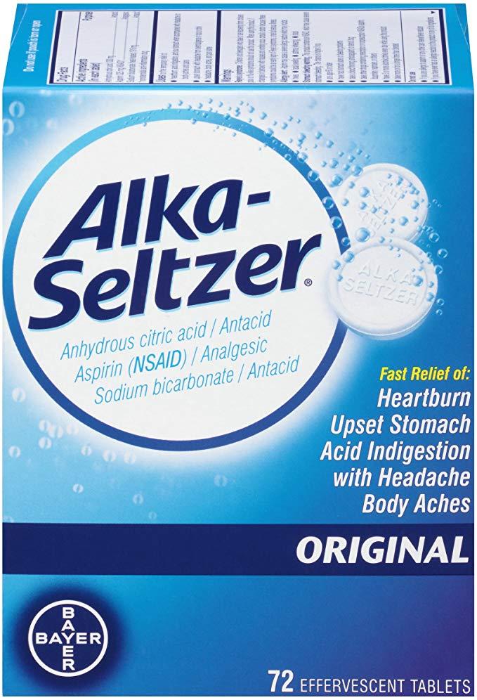 ALKA-SELTZER 72 REGULAR DISPLAY  /  UOM DSP