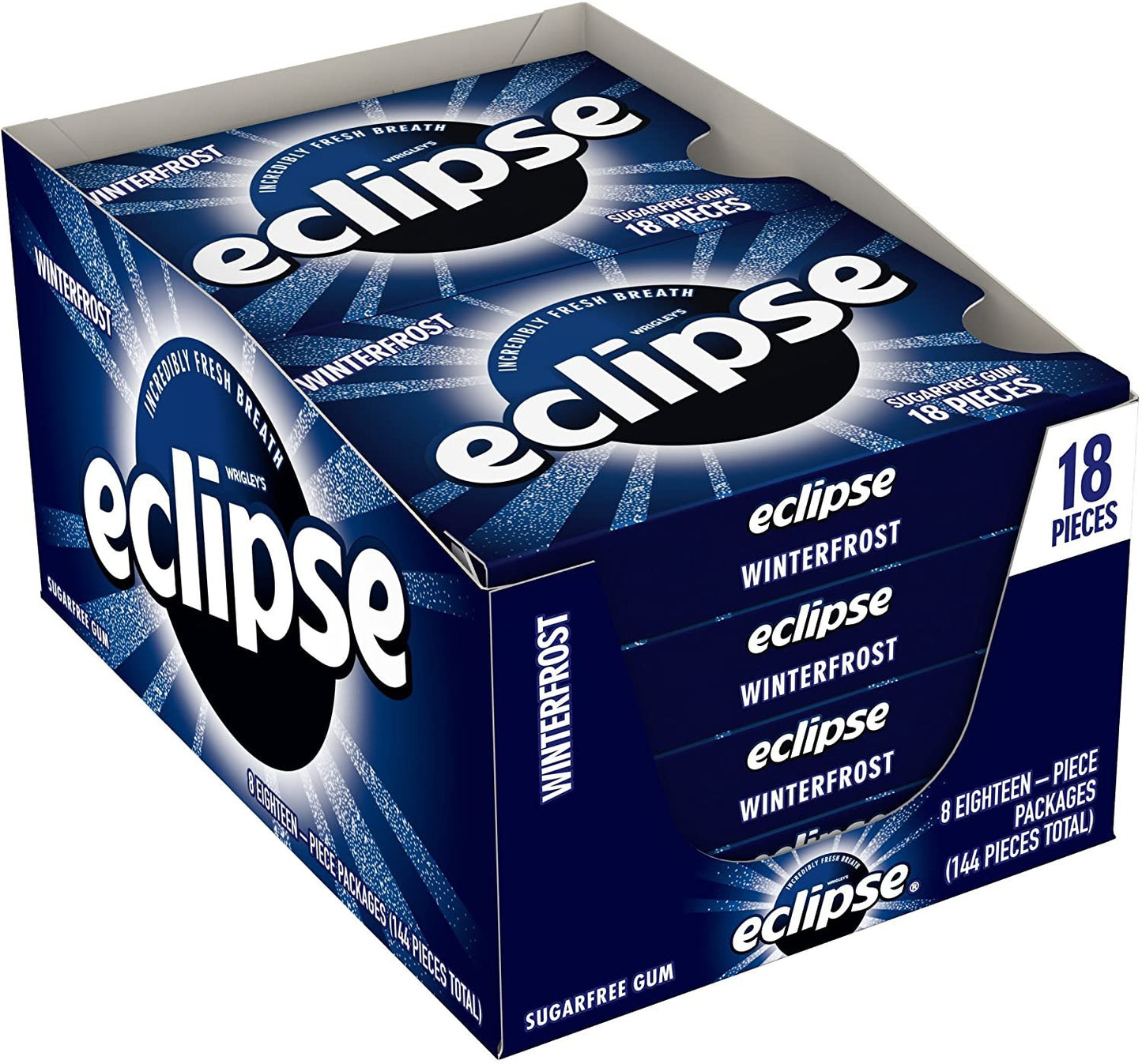 ECLIPSE GUM 18 S WINTERFROST 8PK/BX DISPLAY  /  UOM DSP