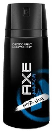 AXE BODY SPRAY ANARCHY FOR HIM 150 ML CS6  /  UOM C6