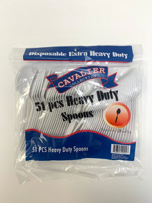 Cavalier Plastic Utensil Spoon 50'S/51s | Box of 12