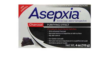 ASEPXIA CLEANSING BAR CHARCOAL 4OZ PK5  /  UOM C20