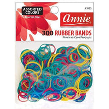 Annie Rubber Bands Asst Size 300 Count Asst Color | Box of 12
