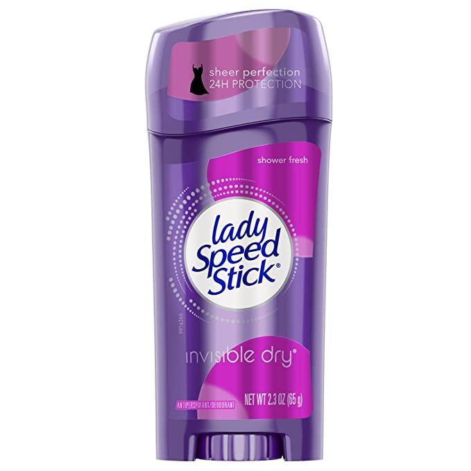 LADY SPEED STICK A/P DEO INVISIBLE DRY SHOWER FRESH 2.3 OZ PK6  /  UOM C12