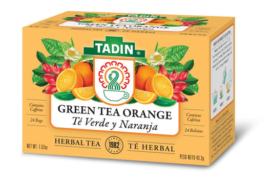 TADIN TEA VERDE Y NARANJA 24CT PK6  /  UOM M144