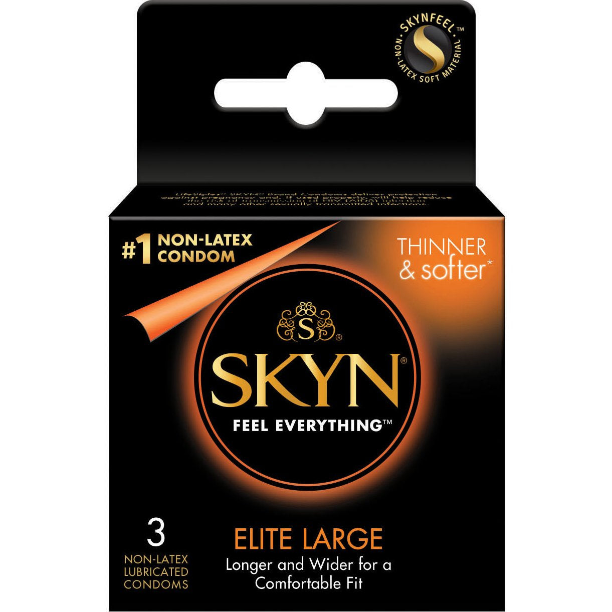 CONDOMS LIFESTYLE SKYN LARGE 3CT PK6  /  UOM C12