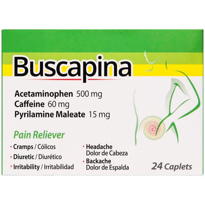 OPMX BUSCAPINA 24 CAPLETS PK3  /  UOM C12