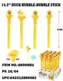Juguetes Pato Hubble Bubble Stick EXHIBIDOR de 16 unidades
