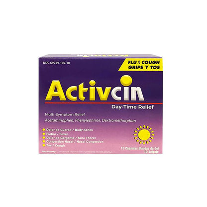 OPMX ACTIVCIN DAY-TIME RELIEF W/10 GEL CAPS PK3 /  UOM C12